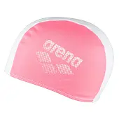 Шапочка для плавания ARENA Polyester II Jr розово-белый от магазина Супер Спорт